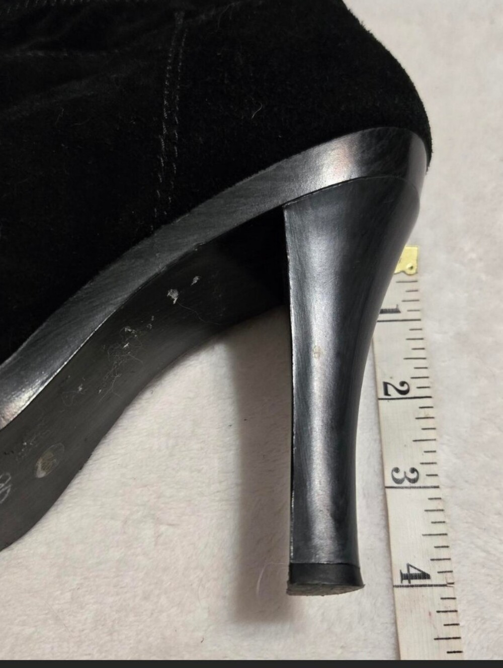 Michael Kors Black Suede Front-Zip Ankle Booties - Picture 5 of 5